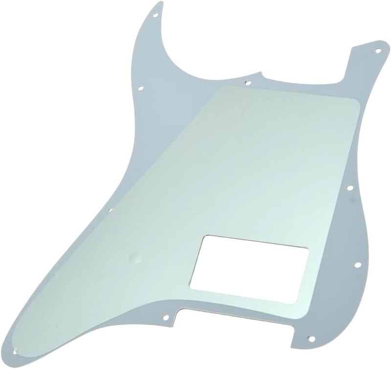 ROZILO 11 Hole ST/Strat Style One Humbucker Guitar Pickguard For USA/Mexico Fender Tom Delonge Strat Electric Guitar White 3Ply - Image 2